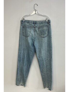 Vintage Y2K Jonathan G Jeans Straight Leg Light Wash Distressed Mens 38